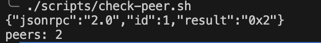 Check Peer